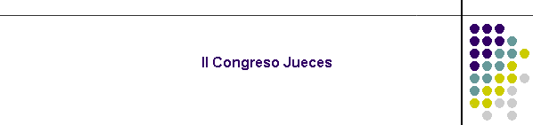 II Congreso Jueces