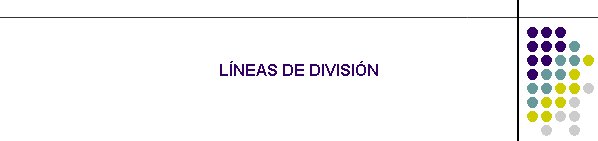 LNEAS DE DIVISIN